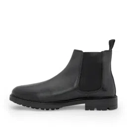Red Tape Men's Black Chelsea Boots image 4
