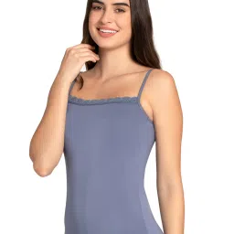 Amante Pink & Blue Full Coverage Camisoles - Pack Of 2 image 4