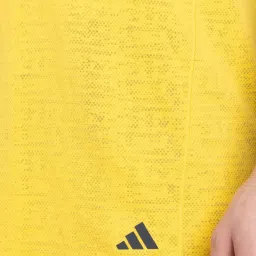 adidas Yellow Slim Fit Yoga Sleeveless Tank T-Shirt image 4