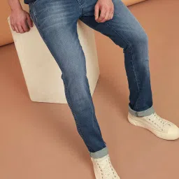 Wrangler Powder Blue Regular Fit Jeans image 1