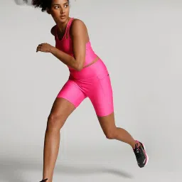 Puma Dark Pink Polyester Regular Fit Sports Shorts image 4