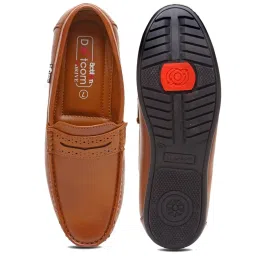 Action Men's Tan Casual Loafers image 4