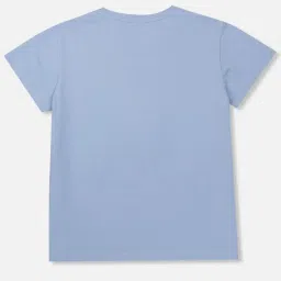 Gini & Jony Kids Blue Printed Top image 2