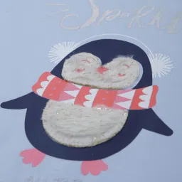 Gini & Jony Kids Blue Printed Top image 4