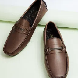 Code by Lifestyle Men's Tan Casual Loafers image 1