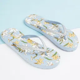 Ginger by Lifestyle Women's Blue Flip Flops image 1