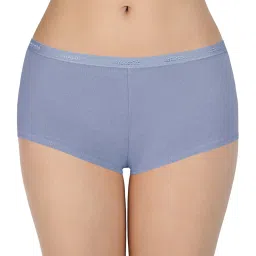 Amante Blue & Black Boy Shorts Panties - Pack Of 2 image 4
