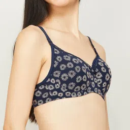 Ginger by Lifestyle Navy Full Coverage Plunge Bra image 4