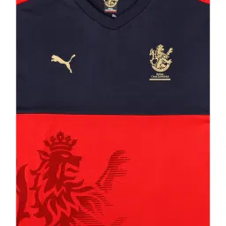 Puma Kids Navy & Red Printed T-Shirt image 3