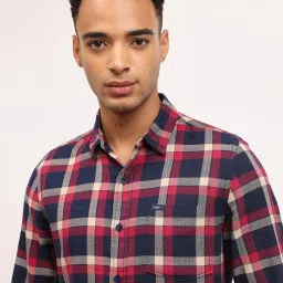 Lee Multicolor Slim Fit Check Shirt image 4