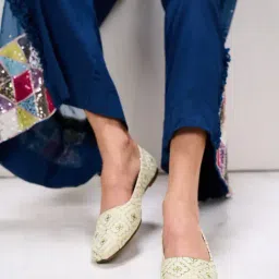 Fausto Women's Green Flat Ballets-picture-28