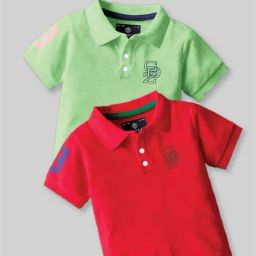 Codez Boys Green & Red Solid Polo T-shirt-picture-18
