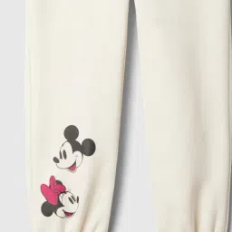 GAP Girls Offwhite Printed Joggers image 2