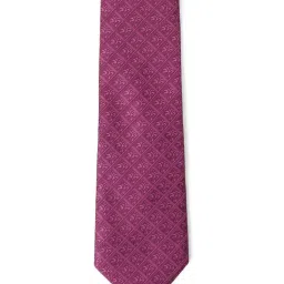 Van Heusen Purple Embroidered Tie image 1