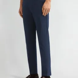 Arrow Blue Polyester Regular Fit Formaltrousers image 1