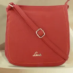 Lavie Marma Red Solid Sling Bag-image-80