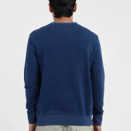 Levi'S Mid Indigo Regular Fit Printed Sweatshirts image 2