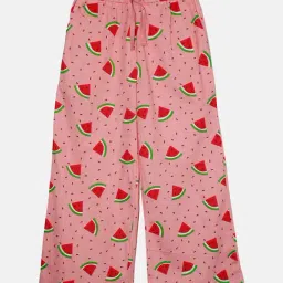 Kiddopanti Girls Pink Printed Pyjamas-image-29