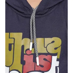 Kotty Kids Navy Graphic Print Hoodie image 4