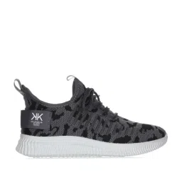 Kendall + Kylie Women's Anthracite Leopard EZORA 2.0 Low Top Lace Up Multi Sneakers-picture-46