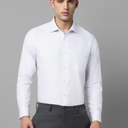 Louis Philippe White Cotton Regular Fit Printed Shirt-picture-18