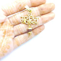 RAVIOUR LIFESTYLE Girls Brass Pendant image 2