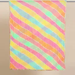 Varanga Multicolor Organza Printed Duppatta image 5