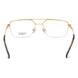 IDEE Brown Half Rim Rectangular shaped eyewear for Men (ID2114C3FR) (54) image 4