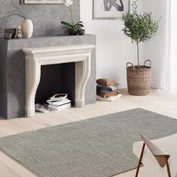 DDECOR Live beautiful Play Grey Polyester Medium Rug - Set of 1 image 1