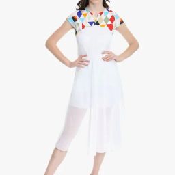 DODO & MOA White Printed Midi Dress-picture-4