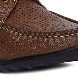 Duke Men's Brown Boat Shoes image 4