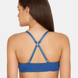 Zivame Blue Under-wired Padded T-Shirt Bra image 2