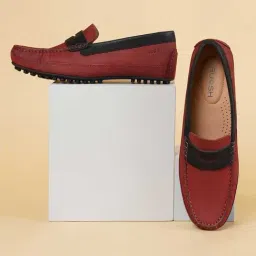 Ruosh Men's Red Casual Loafers-image-71