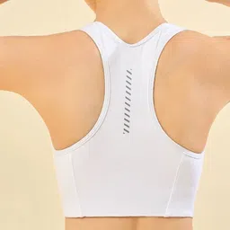 LULU & SKY Women V-neck Racerback Sports Bra image 2