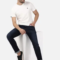 Passion Men Slim Fit Light Fade Stretchable Cotton Jeans image 5