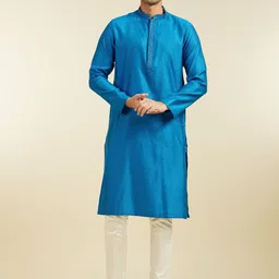 Diwas by Manyavar Men Thread Work Kurta image 1
