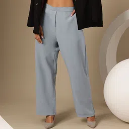 Chemistry Women Mid-Rise Flared Fit Parallel Trousers-picture-20