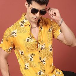 THE BEETEL HOUSE Men Relaxed Floral Printed Casual Shirt-image-0