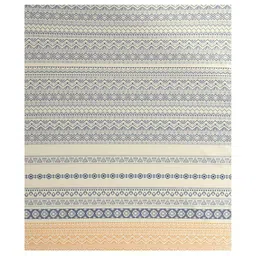 Portico Nubian Essence Blue Abstract Cotton 164 TC Super King Bedsheet Set-2.74 m X 2.74 m image 3