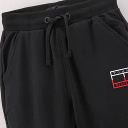 Tommy Hilfiger Full Length Solid Color Track Pant - Black image 4