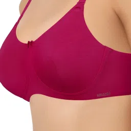 Amante Fuscia Cotton T-Shirt Bra image 4