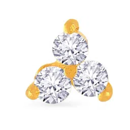 Malabar Gold and Diamonds Floral 22 kt Gold Nosepin-picture-18