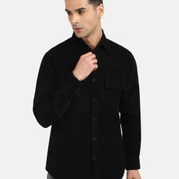 Bene Kleed Black Regular Fit Cotton Shirt image 1