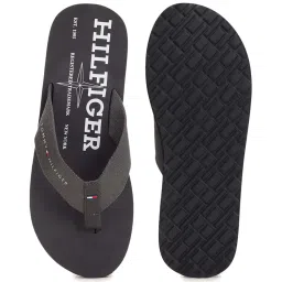 Tommy Hilfiger Men's Dark Grey Flip Flops image 4