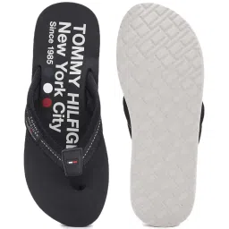 Tommy Hilfiger Men's Black Flip Flops image 4