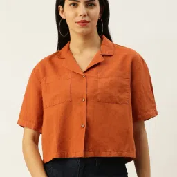 Bene Kleed Rust Relaxed Fit Shirt image 1