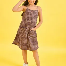 StyloBug Girls Multi Printed Dress image 1