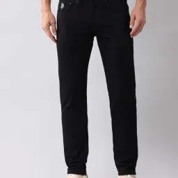 U.S. Polo Assn. Denim Co. Black Cotton Slim Fit Jeans image 1
