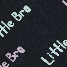 Juniors by Lifestyle Kids Navy Cotton Printed Full Sleeves Tee image 4