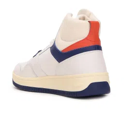 Tommy Hilfiger Men's White Ankle High Sneakers image 4